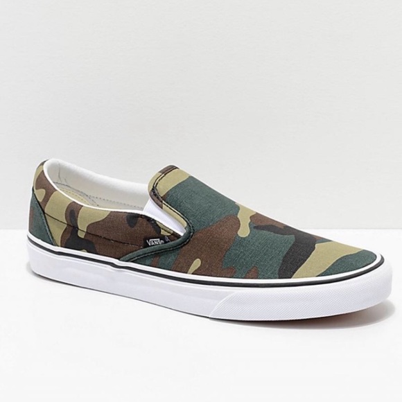 vans woodland camo authentic